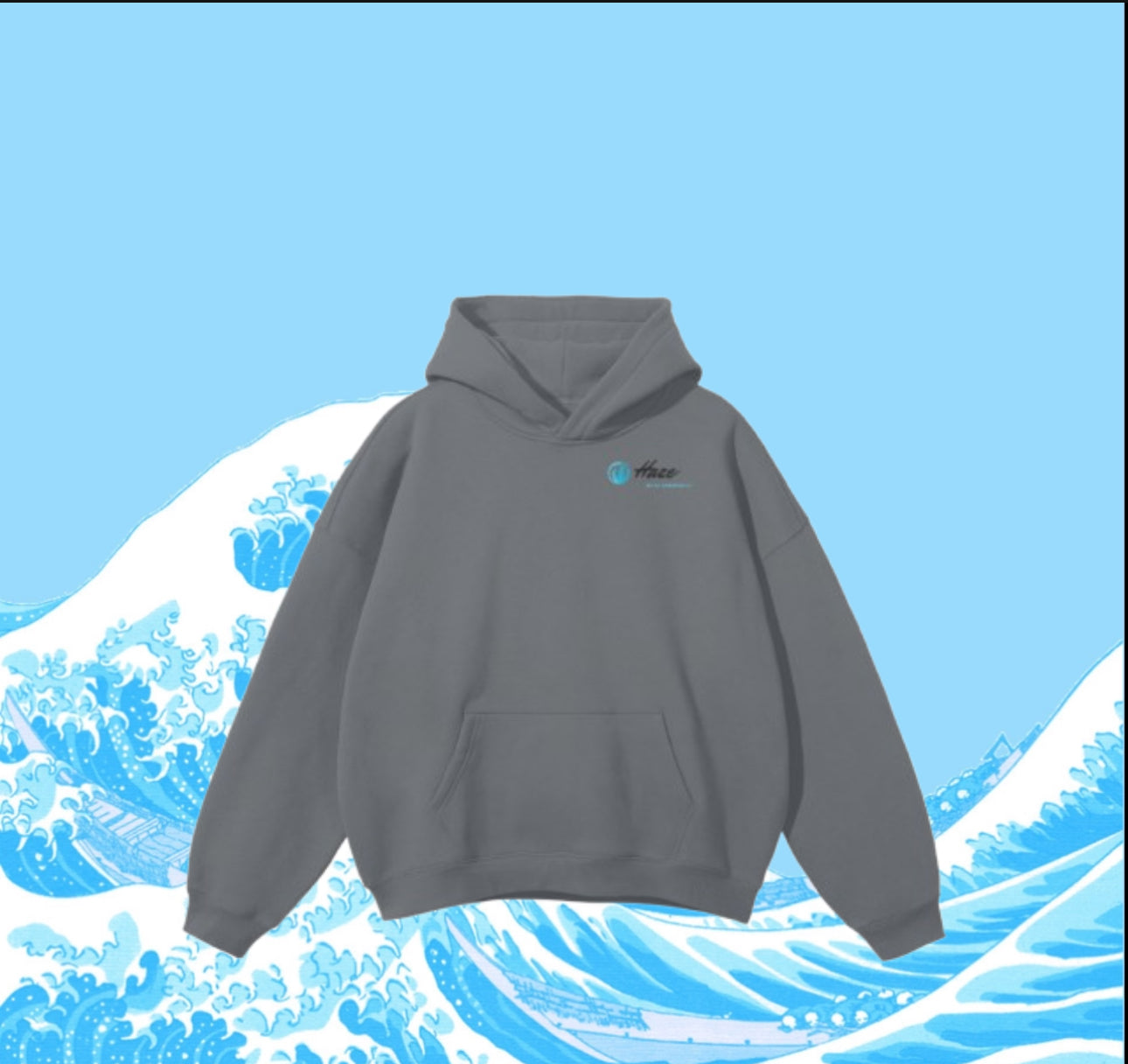 Limited edition Santa surfing hoodie